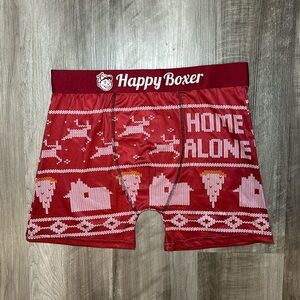 Home Alone Happy Boxer Boxer Brief - XL